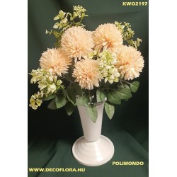 Krizantém csokor Prémium 8 fejes rezgőkkel KWO2197