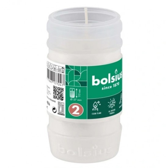 Paraffin mécses utántöltő BOLSIUS - 2 nap/45 óra 390002 Paraffin mécses utántöltő BOLSIUS - 2 nap/45 óra 390002