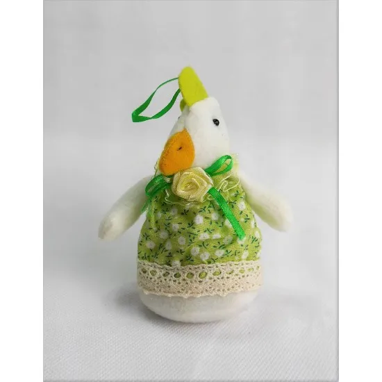 Plüss tyúk 6*12 cm