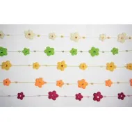 Tavaszi virág girland több színben