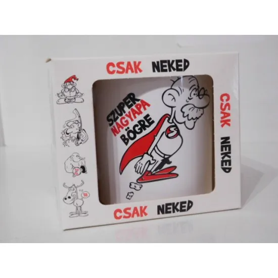 Bögre díszdobozban Szuper Nagyapa