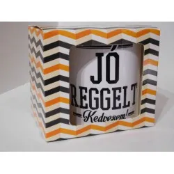 Bögre díszdobozban "Jó reggelt, kedvesem!" 
