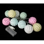 Fényfüzér Habcsók gömb 6cm