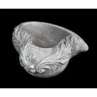 Kőszív kaspó indával 20*18*8 cm