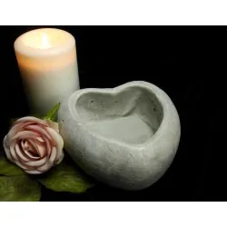 Kőszív kaspó 13*13*5,5cm