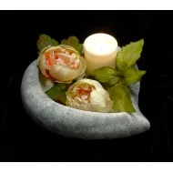 Kőszív kaspó óriás 25*25