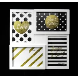 Képkeret osztott 4 db képnek 27*27cm