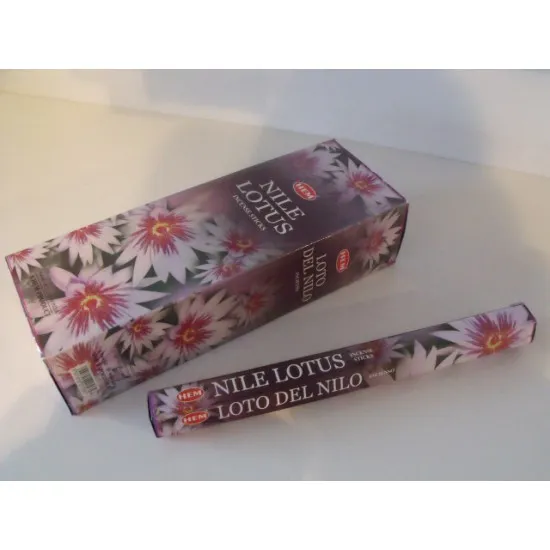 Füstölő pálca HEM (hexa) 20 db - Nile Lotus