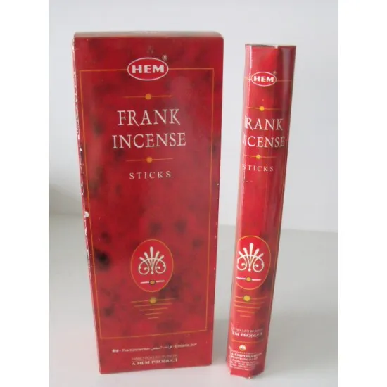 Füstölő pálca HEM (hexa) 20 db Frank Incense / Tömjén /
