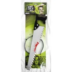 Halloween-i fűrészes fejdísz