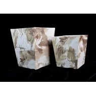 Kőhatású kaspó szett