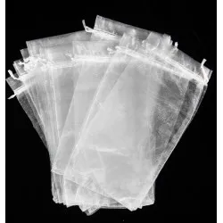 Organza tasak fehér 