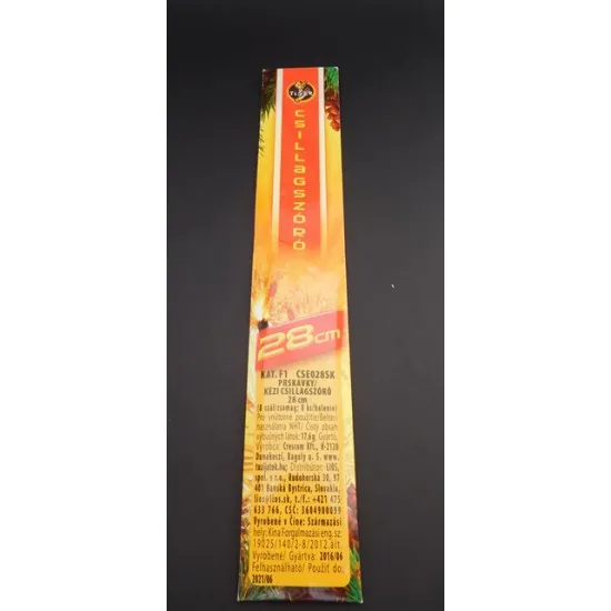 Csillagszóró 28 cm Crescom 8 db/szett