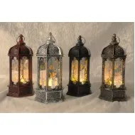 Karácsonyi lámpás 6*14cm - Isztambul