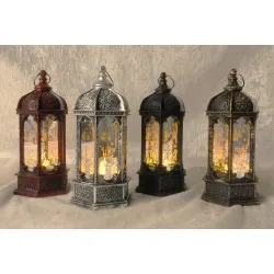 Karácsonyi lámpás 6*14cm - Isztambul