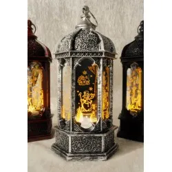 Karácsonyi lámpás 6*14cm - Isztambul