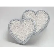 Dupla szív kavicsokkal 39*32*6 cm