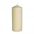 Tömbgyertya paraffin beige 19 cm
