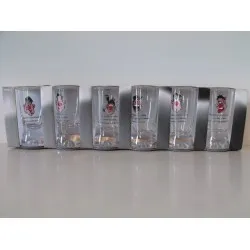 Pálinkás pohár szett*6 - Részeg pofa és vicces feliratok