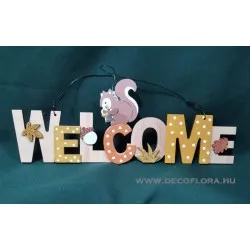 Ajtódísz 'Welcome' ősz