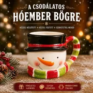 Bögre kerámia Hóember