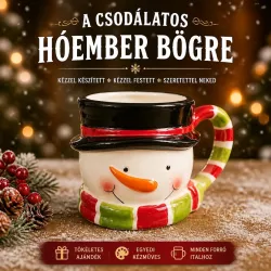 Bögre kerámia Hóember