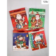 Ajándéktasak USA Christmas 3D - Karácsonyi 3 dimenziós  XL méret 42*30*12