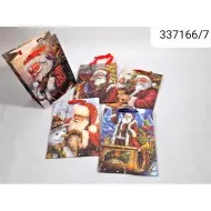 Ajándéktasak Mikulás  L méret