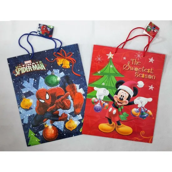 Ajándéktasak Disney Xmas 32*26*14 cm
