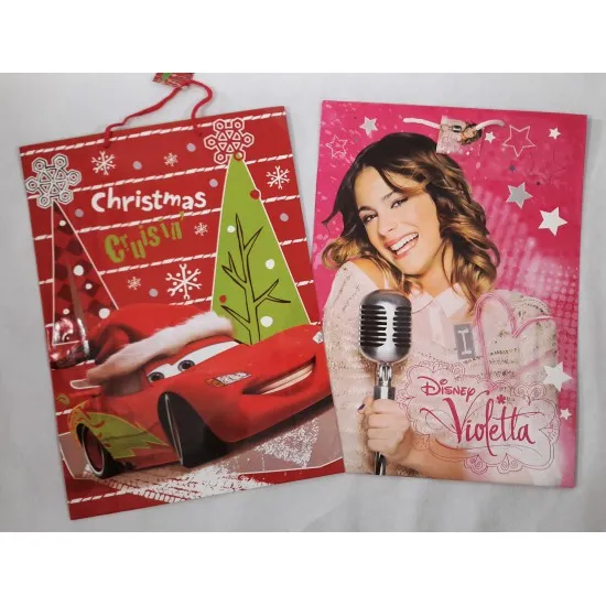 Ajándéktasak Disney Xmas óriás 46*33*10 cm