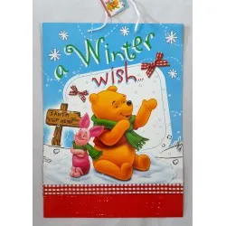 Ajándéktasak Disney Xmas óriás 46*33*10 cm