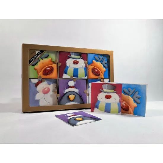 Üdvözlőkártya borítékkal 24db/szett