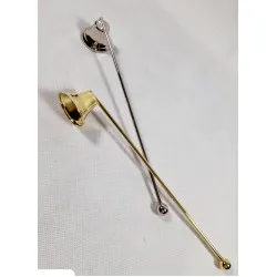 Gyertyakoppintó arany/ezüst