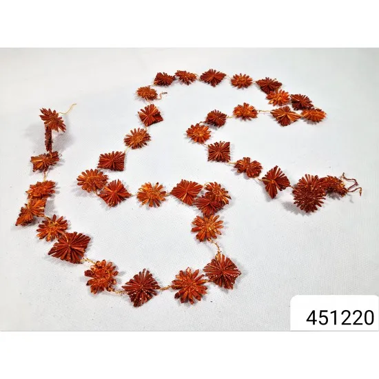 Szalma Karácsonyi Csillag girland