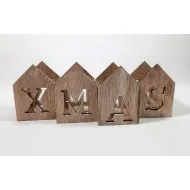 Adventi fa gyertyatartó XMAS 4 részes