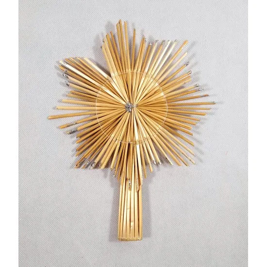 Szalma Karácsonyi csúcsdísz