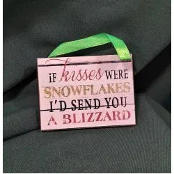 Táblácska üzenettel 8*6cm