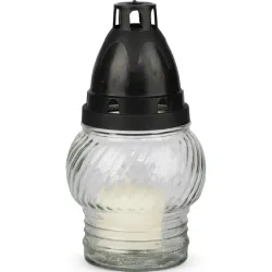 Üvegmécse LA72KF -Műanyag fedeles - Fehér üveges 14cm 25g