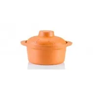 Hőálló agyag nagy lábos 5 liter 21*35 cm F7