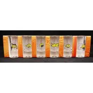 Pálinkás pohár szett*6 - Smiley és vicces feliratok