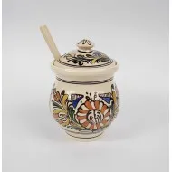 Mázas korondi méztartó  11*15 cm