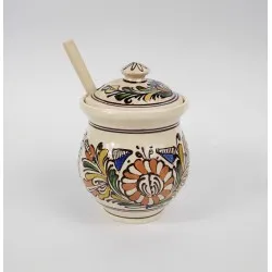 Mázas korondi méztartó  11*15 cm