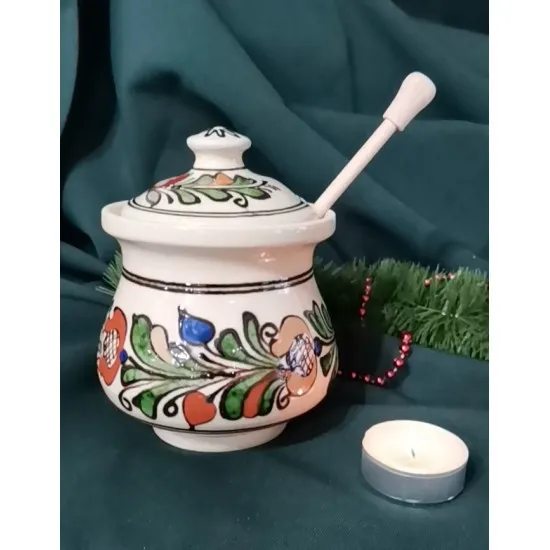Korondi méztartó edény  13 cm