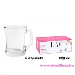 LAV csésze szett, ZEN modell, 6db - ZPL404