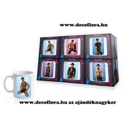 Vetkőzős bögre Strip Club Men 300 ml