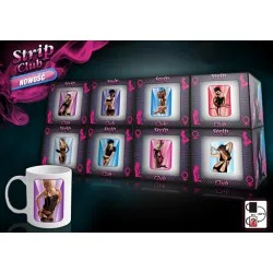 Vetkőzős bögre Strip Club Woman 300 ml 6 féle