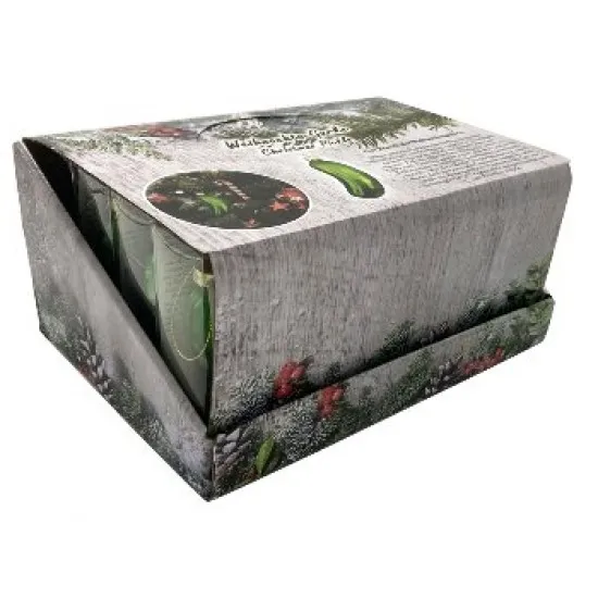 Üveg uborka - karácsonyfadísz 11 cm dobozban és kínálóban