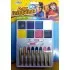 Arcfesték ART FACE PAINTS 8 szín + aplikátor