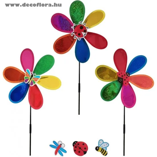 Szélforgó hologramos Bogárkák