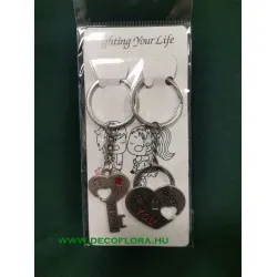 Kulcstartó Páros  "Kulcs a szívedhez"